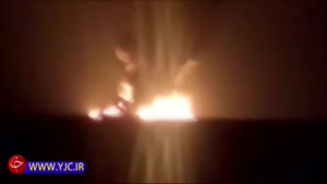 اولین فیلم از لحظه انفجار نفتکش ایرانی در آب های چین