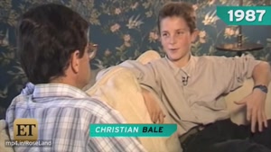 اولین مصاحبه تلویزیونی کریستین بیل وقتی بچه بود