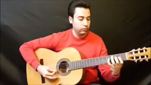 قطعه زیبای بوی عیدی از فرهاد - تنظیم برای گیتار و اجرا توسط استاد امیر کریمی