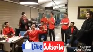 آواز خواندن بازیکنان پرسپولیس در رختکن بعد از پیروزی در مقابل السد