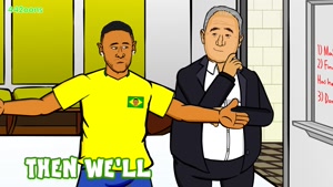 طنز بازی برزیل و بلژیک