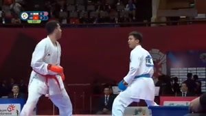 کسب مدال طلای کاراته 84  توسط سجاد گنج زاده