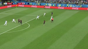 صحنه های حساس بازی آرژانتین و کرواسی