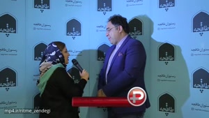 علی معصومی در حاشیه مراسم افتتاحیه رستوران طاقچه خانم لاله اسکندری در شیراز