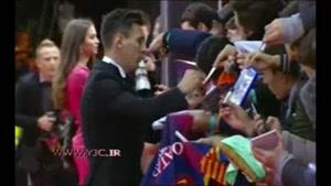 تصاویری کامل از برخورد محترمانه مسی،رونالدو و نیمار با هواداران