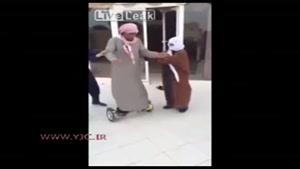وقتی مرد سعودی برای اولین بار اسکیت برد سوار می شود
