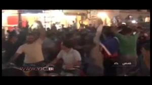 خوشحالی مردم شادگان پس از قهرمانی استقلال خوزستان