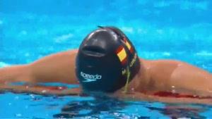 اشک های شناگر اسپانیایی بعد ازدادن شانس مجدد به او