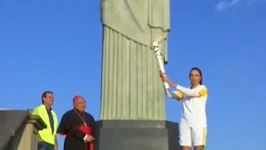 مشعل المپیک ریو به مجسمه کریستو ( مسیح ) رسید