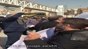 کارمندان اتحادیه اتومبیل کرایه تهران برای اعتراض به اپ اسنپ و تاپسی امروز جلوی مجلش تجمع کردند