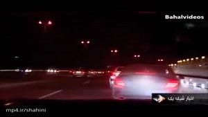 رانندگی  وحشتناک و لایی کشی  رانندگان متخلف با خودرو های لوکس در تهران