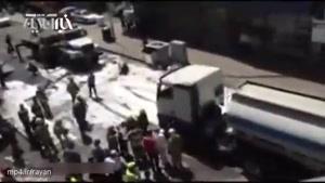 واژگونی تانکر حامل سوخت در ستارخان، تهران