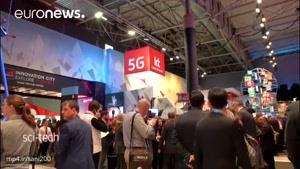 حضور نسل پنجم شبکه تلفن همراه نمایشگاه گوشی همراه در نمایشگاه بارسلون