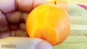 حکاکی میوه آرایی - هویج