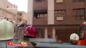 تخریب ساختمان در غرب تهران با 4 مصدوم