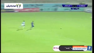 خلاصه بازی استقلال خوزستان 0-1 استقلال تهران