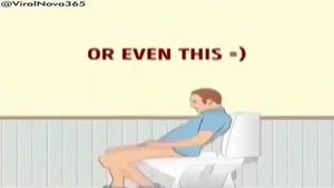 نشستن روی توالت فرنگی