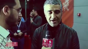 مصاحبه پژمان جمشیدی  در سی و هفتمین جشنواره فیلم فجر