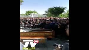 فیلم تشییع پیکر بهنام صفوی در اصفهان