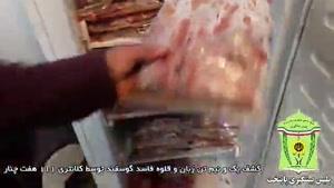 فیلمی از گوشت های فاسد کشف شده امروز پایتخت