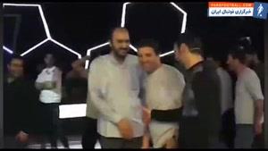 رقابت فوتبالی خداداد عزیزی و فروغی، مدیر شبکه3 در پشت صحنه برنامه ستار