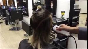 فیلم آموزش کوتاه کردن مو زنانه با ماشین اصلاح سر + رنگ مو