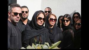 حضور هنرمندان  مشهور در مراسم خاکسپاری داریوش اسدزاده