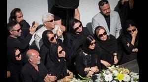 حضور بازیگران معروف در مراسم تشییع پیکر داریوش اسدزاده
