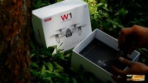 جعبه گشایی کوادکوپتر دو دوربینی syma w1/ایستگاه پرواز
