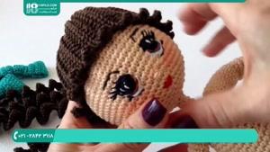 برای کودکتان عروسک ببافید! آموزش بافت عروسک الکسا قسمت 6