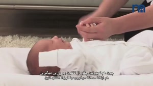 آموزش کوتاه کردن ناخن نوزاد تازه متولد شده