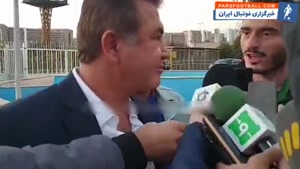 حمید استیلی: به ما گفته اند که به علت آلودگی هوا بازی  استقلال و سپاهان لغو می شود + ویدیو