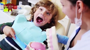 فیلم کشیدن دندان شیری لق شده