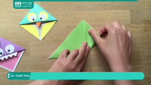 روشی ساده برای ساخت اوریگامی جغد