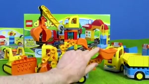برنامه کودک ماشین بازی  (ریل قطار و پمپ بنزین)