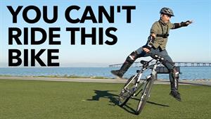 دوچرخه ای که قابل راندن نیست!