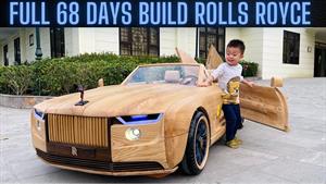 ساختن ماشین رولز رویس با چوب 😲