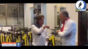 ویدیو ؛ لحظاتی از حضور ریکاردو ساپینتو در تمرین تیم ملی