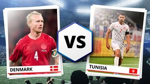 خلاصه بازی تونس 0 - دانمارک 0
