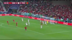 خلاصه بازی مراکش 1 - پرتغال 0