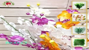 تولید شاخه گل مصنوعی ارکیده چهار رنگ | فروشگاه ملی