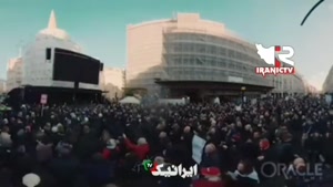 تجمع هزاران نفر مقابل بی  بی  سی