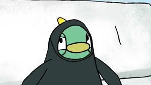 کارتون سارا و اردک کوچولو.این قسمت سارا و پنگوینها