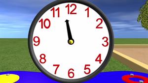 آموزش ساعت و دقیقه: عقربه های ساعت، ساعت تمام، ساعت و دقیقه