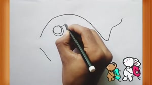 آموزش نقاشی به کودکان / آموزش ماهی خوشگل عید