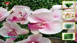 تولید شاخه گل مصنوعی ارکیده 7 گل صورتی رنگ| فروشگاه ملی