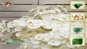 تولید شاخه گل مصنوعی ارکیده سفید | فروشگاه ملی