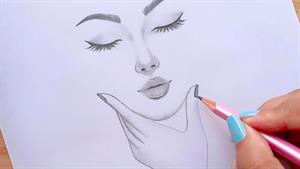 راه آسان برای کشیدن چهره || طرح مداد برای مبتدیان