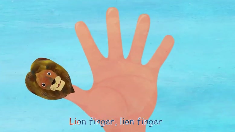 animals finger family
