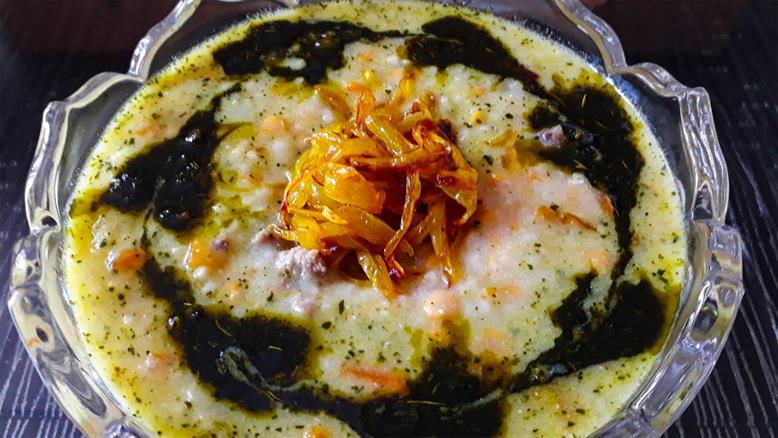 آموزش پخت آش ماست - خوشمزه ترین و ساده ترین غذای تبریزی